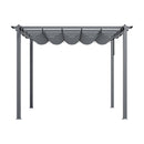 Livingandhome Aluminum Pergola For Patio Deck