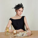 Black Vintage Fashion Fascinator