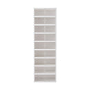9-Tier Foldable Storage Cabinet Shoes Organizer With Doors