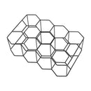 Lifeideas Countertop Hexagon Wine Rack