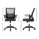 Livingandhome Mesh Desk Chair with Curved Back Support