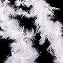 Lifeideas 2m White Feather Boa for Parties and Decorations