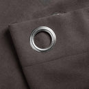 Velvet Chenille Unlined Ring Top Curtains