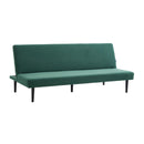 Livingandhome Modern Green Convertible Sofa Bed