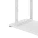 Livingandhome 5-Tier S-shaped Geometric Bookshelf Storage Rack with LED Lights