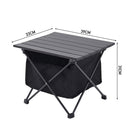 Breeins Aluminum Alloy Portable Roll-Top Camp Table