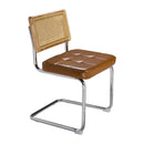 Livingandhome Natural Rattan Dining Chair Pair