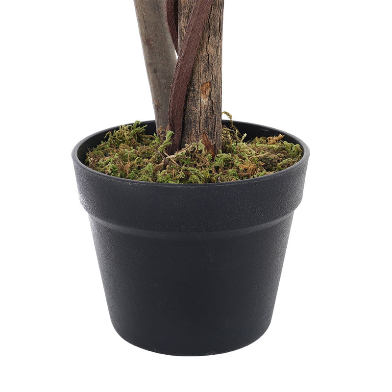 Breeins Artificial Flowers Plant in Pot for Home Decor Purple