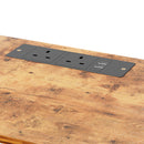 Bedside Table With Charging Station And LED Lights