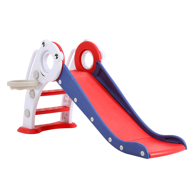Kidkid Blue and Red Foldable Plastic Slide for Kids