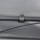 Garden Sanctuary Outdoor Metal Arched Pergola with Shade