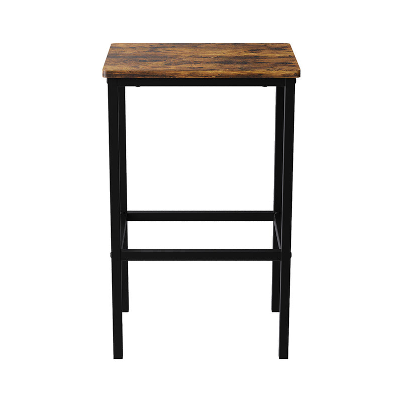 Livingandhome Set of 2 Rectangle Bar Stools
