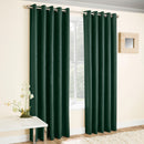 Enhanced Living Vogue Green Eyelet Thermal Noise reducing Dim Out Curtains - Pair