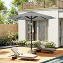 Livingandhome Outdoor Solar 24 LED Lights Patio with Crank for Patio Market