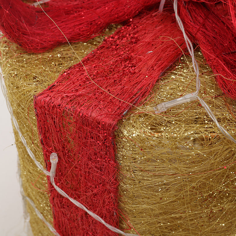 Lifeideas 4-Piece Christmas Gift Box Decorations with LED Lights