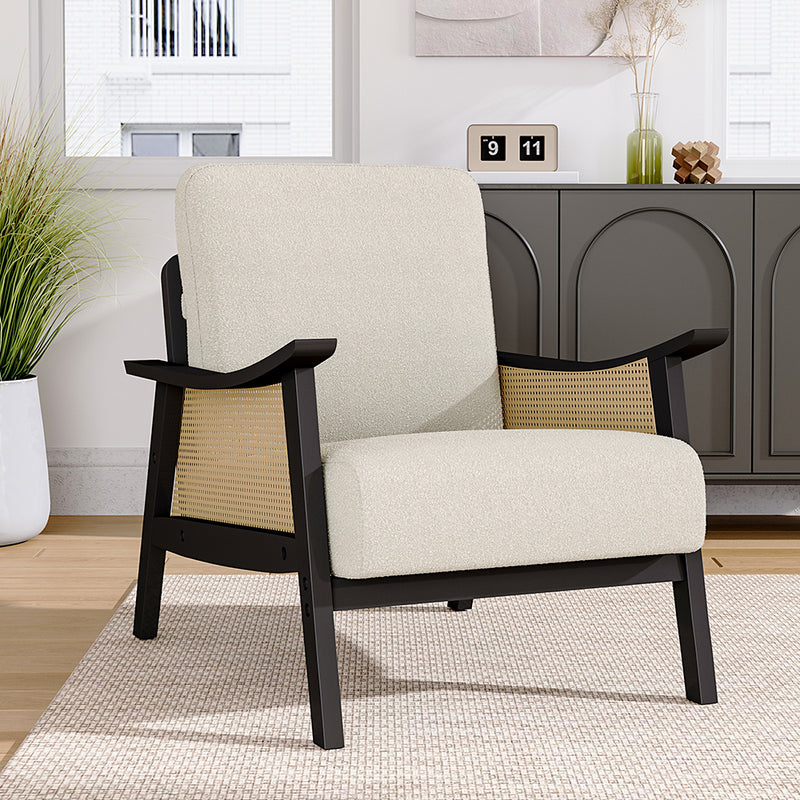 Livingandhome Teddy Fleece Accent Armchair