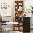 HOMCOM Convertible Desk with Blackboard Multi-function Workstation