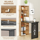 HOMCOM Convertible Desk with Blackboard Multi-function Workstation