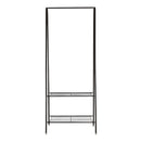 Lifeideas 152CM Freestanding Metal Clothes Rail with Bottom Rack