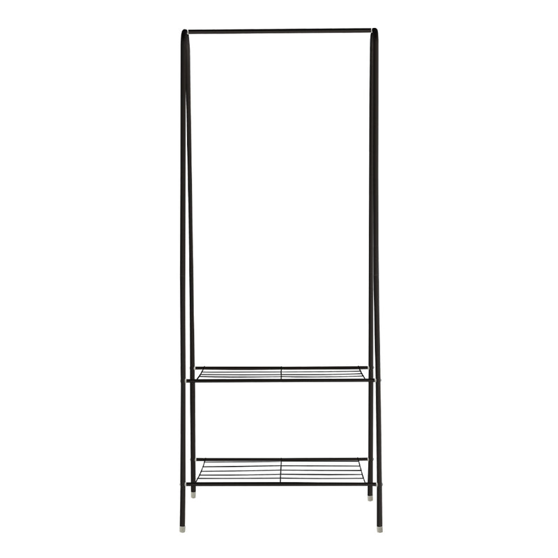 Lifeideas 152CM Freestanding Metal Clothes Rail with Bottom Rack