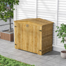 Outdoor Wooden Garden Storage Tool Shed Cabinet