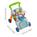 Kidkid 2 in 1 Sit to Stand Baby Walker with Music and Light