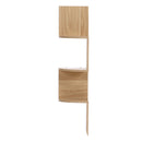Cottonfy UK Wooden Floating Corner Shelf