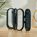 Sheonly Portable Dustproof Jewellery Box with Mirror