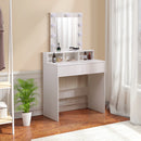 Livingandhome MDF Makeup Table with Mirror