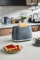 Morphy Richards Hive Grey Kettle and Toaster Set