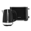 Morphy Richards Equip Morphy Black Kettle And Toaster Set