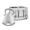 Morphy Richards Vector White Kettle and Toaster Set