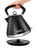 Morphy Richards Vector Black Kettle and Toaster Set