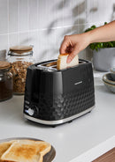 Morphy Richards Hive Black Kettle and Toaster Set