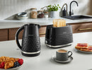 Morphy Richards Hive Black Kettle and Toaster Set