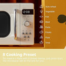 Comfee 800W 21L Retro Microwave Oven with LED Display