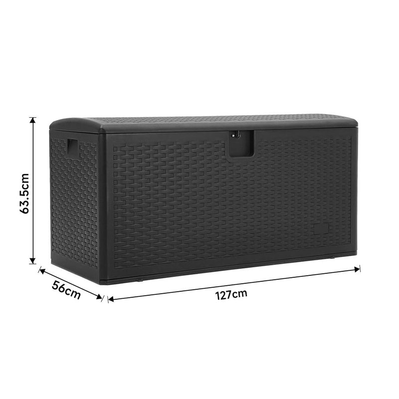 Breeins 99-Gallon Rattan Outdoor Deck Box