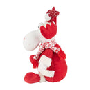 Livingandhome Cute Xmas Reindeer Plush Stuffed Christmas Toy for Children
