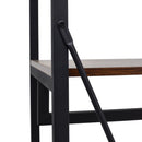 Livingandhome Large Freestanding Clothing Rack with Storage Shelves