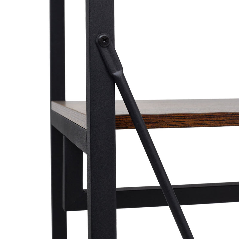 Livingandhome Large Freestanding Clothing Rack with Storage Shelves