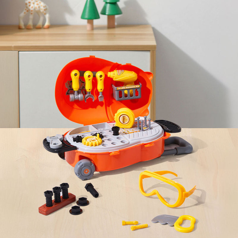 Kidkid Bear-Themed Kids Tool Set with Carry Case