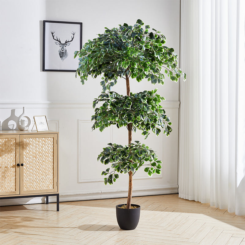 Breeins Artificial Zamioculcas Decorative Plant in Planter