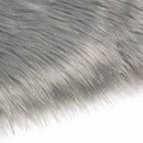 Lifeideas Heart Shaped Super Soft Shaggy Area Rug Grey