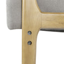 Livingandhome Solid Wooden Frame Upholstered Tufted Armchair