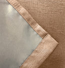 Enhanced Living Vogue Latte Natural Eyelet Thermal Noise Reducing Dim Out Curtains - Pair