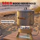 Outsunny 7000W Camping Stove With Piezo Ignition, High Power Gas Stove Khaki