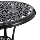 Garden Sanctuary Round Patio Dining Table with Umbrella Hole