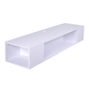 Livingandhome White Floating TV Stand