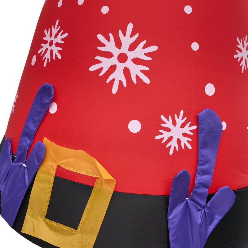 Lifeideas 2.1M Inflatable Christmas Gnome Gonk Decoration