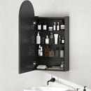 HOMCOM Bathroom Mirror Cabinet With Adjustable Glass Shelves
